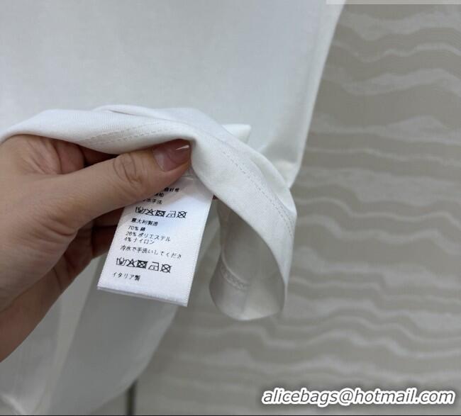 Well Crafted Saint Laurent Cotton Vest SL041426 White 2026