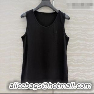 Good Product Saint Laurent Cotton Vest SL041426 Black 2026