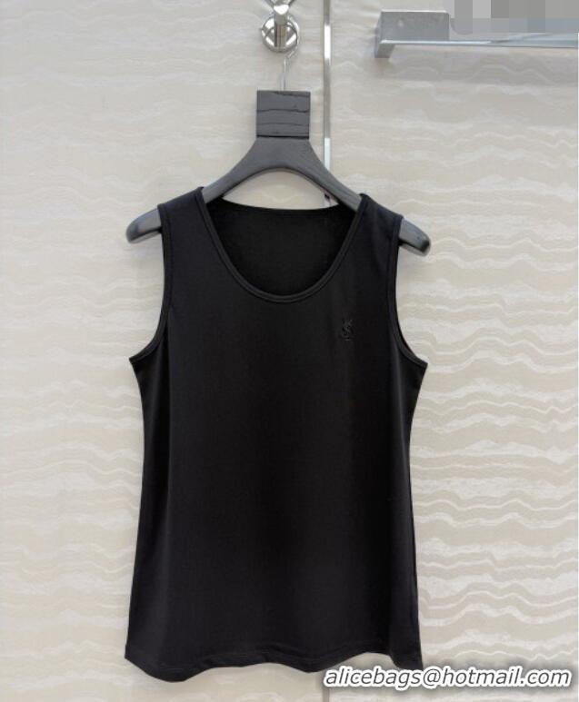 Good Product Saint Laurent Cotton Vest SL041426 Black 2026