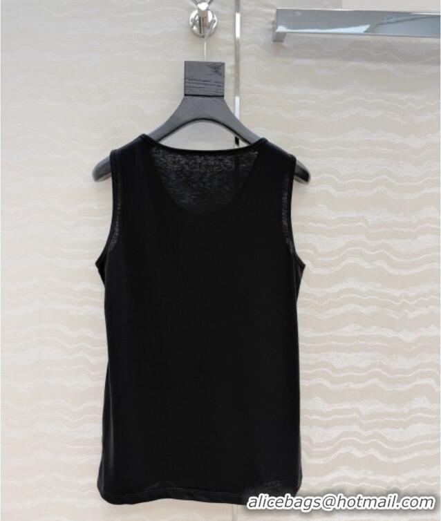 Good Product Saint Laurent Cotton Vest SL041426 Black 2026