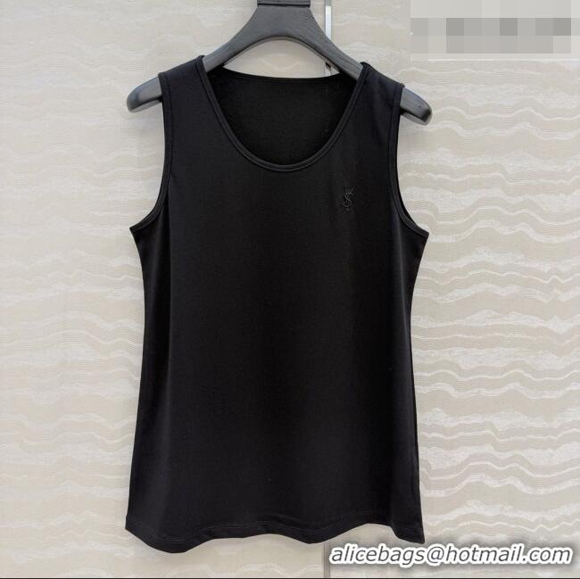 Good Product Saint Laurent Cotton Vest SL041426 Black 2026