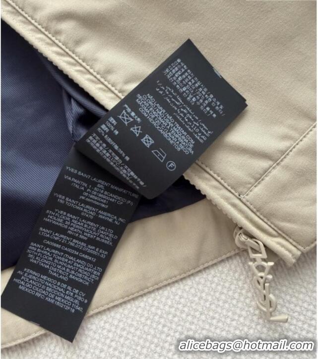 Classic Inexpensive Saint Laurent Jacket S041453 Khaki 2026