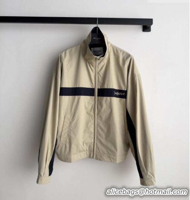 Classic Inexpensive Saint Laurent Jacket S041453 Khaki 2026