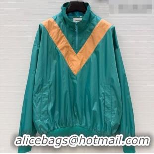 Super Quality Saint Laurent Blouse 0422 Green/Orange 2026