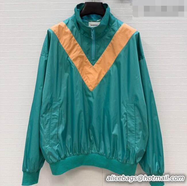 Super Quality Saint Laurent Blouse 0422 Green/Orange 2026