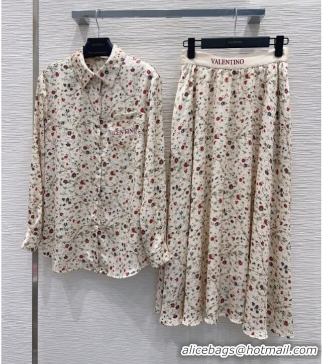 Market Sells Valentino Printed Skirt LV041441 Beige 2026