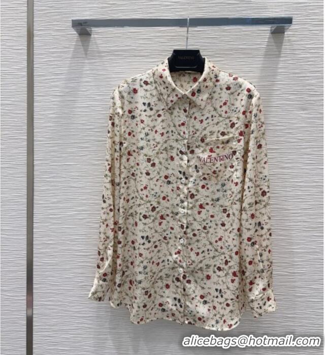 New Inexpensive Valentino Printed Shirt LV041442 Beige 2026