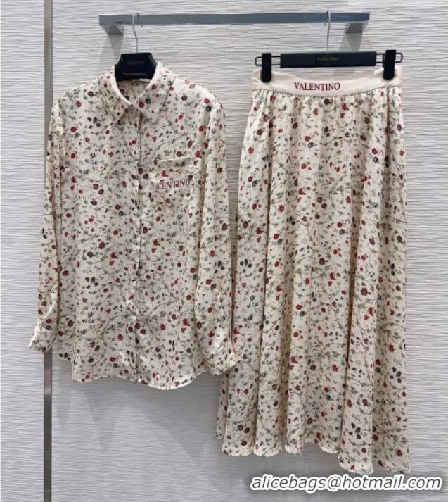 New Inexpensive Valentino Printed Shirt LV041442 Beige 2026