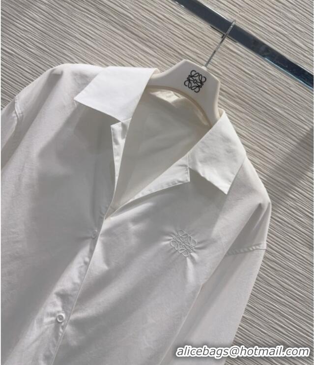 Famous Brand Loewe Shirt LW032403 White 2026
