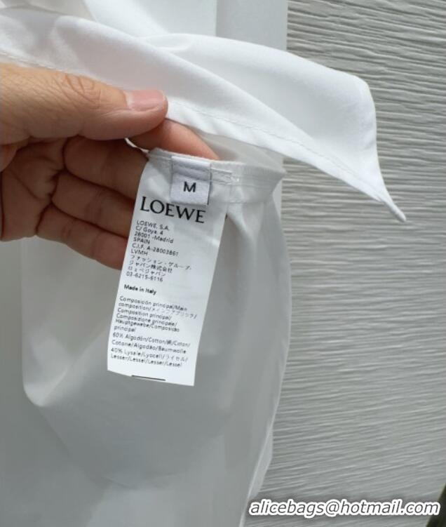 Famous Brand Loewe Shirt LW032403 White 2026
