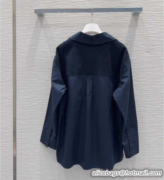 Buy Inexpensive Loewe Shirt LW032403 Dark Blue 2026