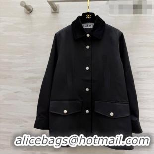 Modern Classic Discount Loewe Jacket LW032411 Black 2026
