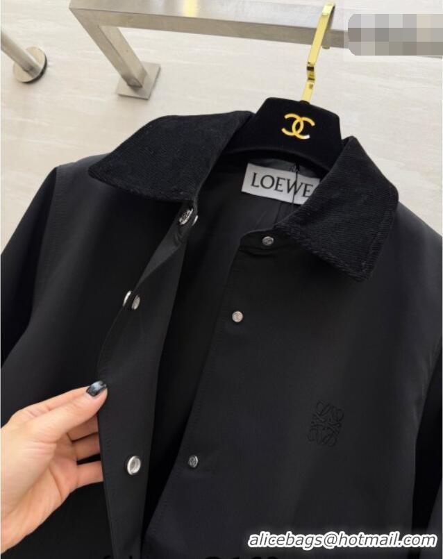 Modern Classic Discount Loewe Jacket LW032411 Black 2026