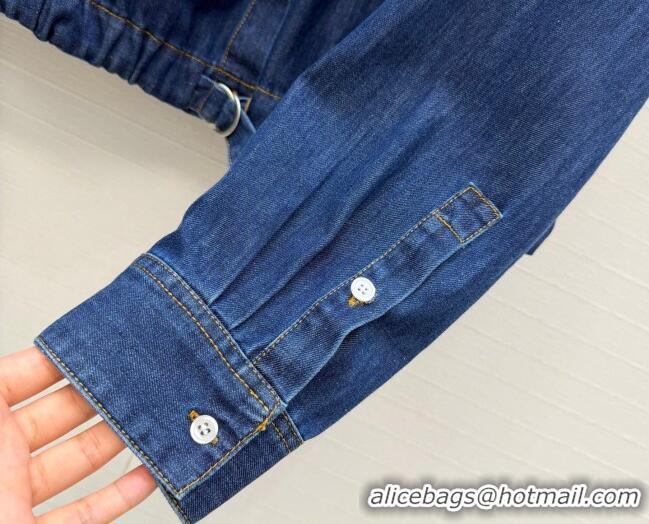 Market Sells Loewe Cotton Denim Shirt LW042212 Blue 2026