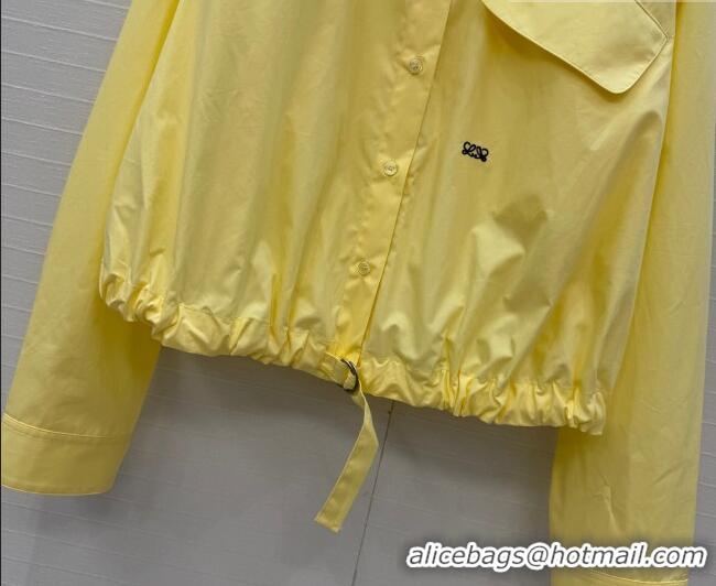 Grade Quality Loewe Cotton Shirt LW042212 Yellow 2026
