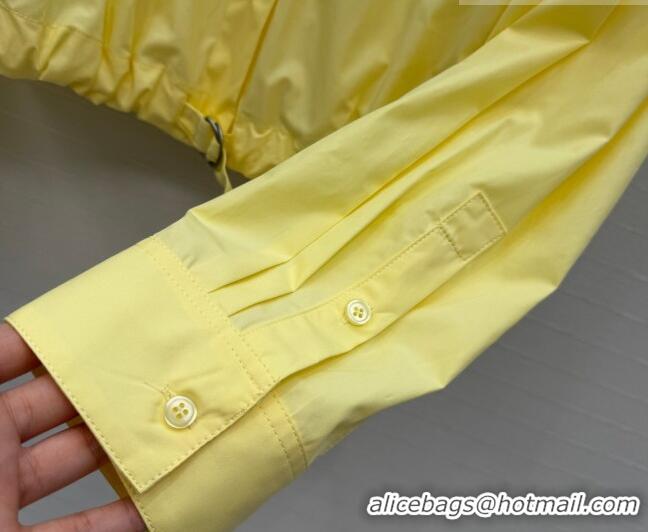 Grade Quality Loewe Cotton Shirt LW042212 Yellow 2026