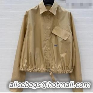 Buy New Cheap Loewe Cotton Shirt LW042212 Khaki 2026