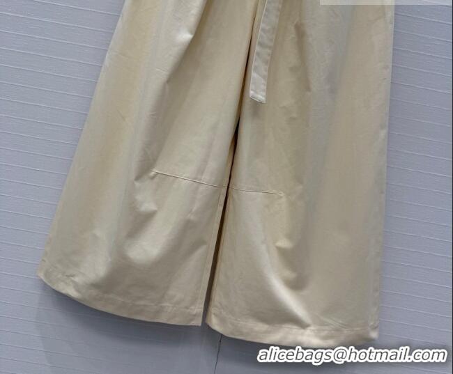 Luxury Cheap Loewe Cotton Pants LW042213 Beige 2026