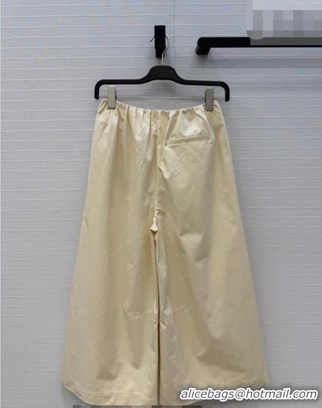 Luxury Cheap Loewe Cotton Pants LW042213 Beige 2026