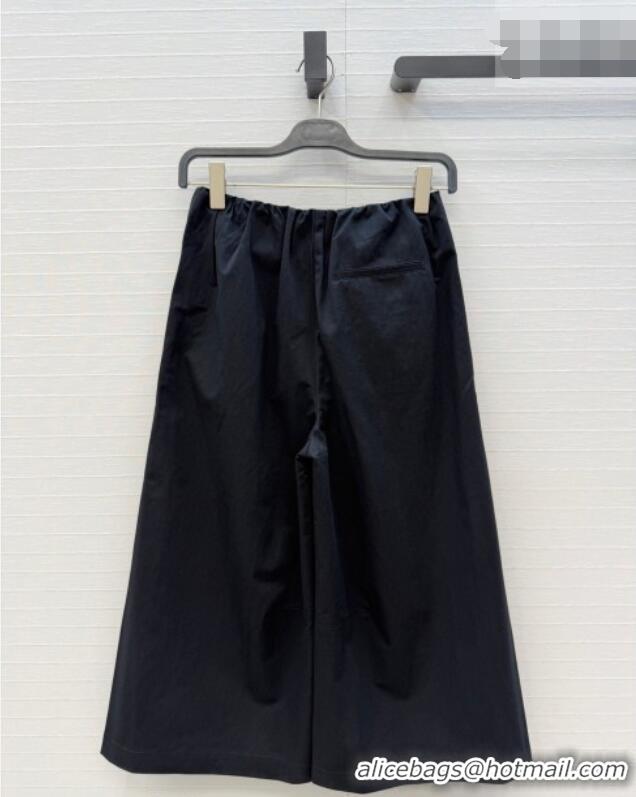 Best Quality Discount Loewe Cotton Pants LW042213 Black 2026