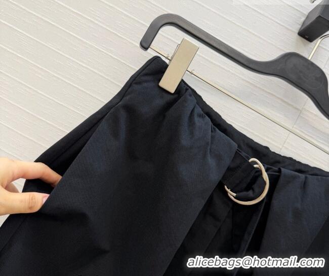 Best Quality Discount Loewe Cotton Pants LW042213 Black 2026