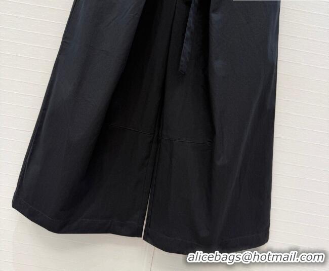 Best Quality Discount Loewe Cotton Pants LW042213 Black 2026