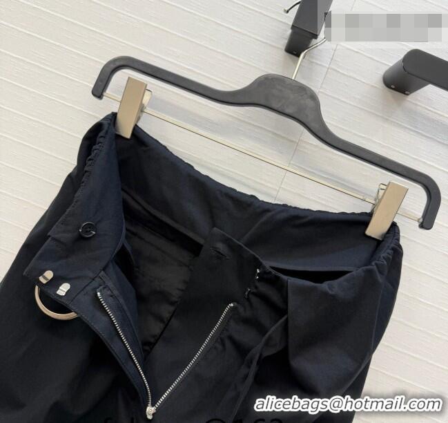 Best Quality Discount Loewe Cotton Pants LW042213 Black 2026