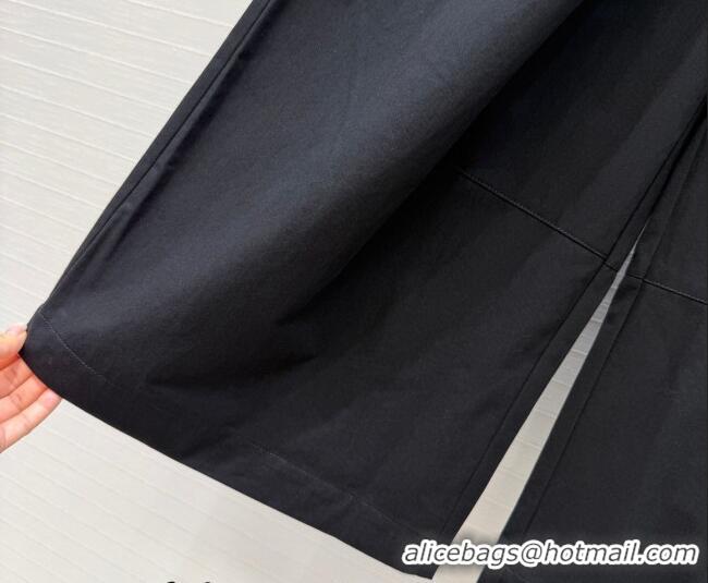 Best Quality Discount Loewe Cotton Pants LW042213 Black 2026
