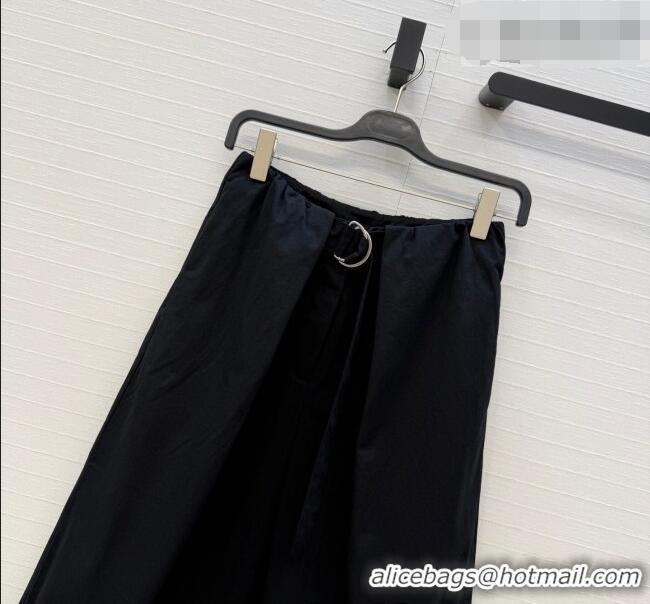 Best Quality Discount Loewe Cotton Pants LW042213 Black 2026