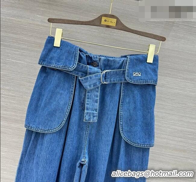 Free Shipping Discount Loewe Jeans LW042214 Blue 2026