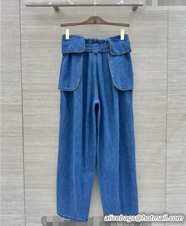 Free Shipping Discount Loewe Jeans LW042214 Blue 2026