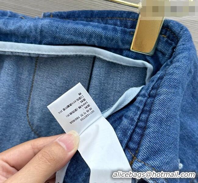 Free Shipping Discount Loewe Jeans LW042214 Blue 2026