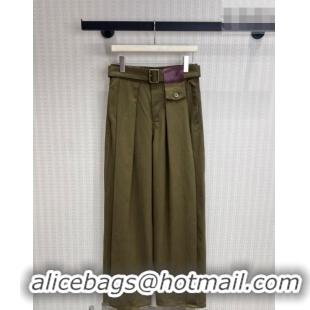 Good Product Loewe Cotton Pants LW042215 Green 2026