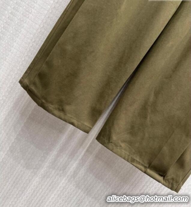 Good Product Loewe Cotton Pants LW042215 Green 2026