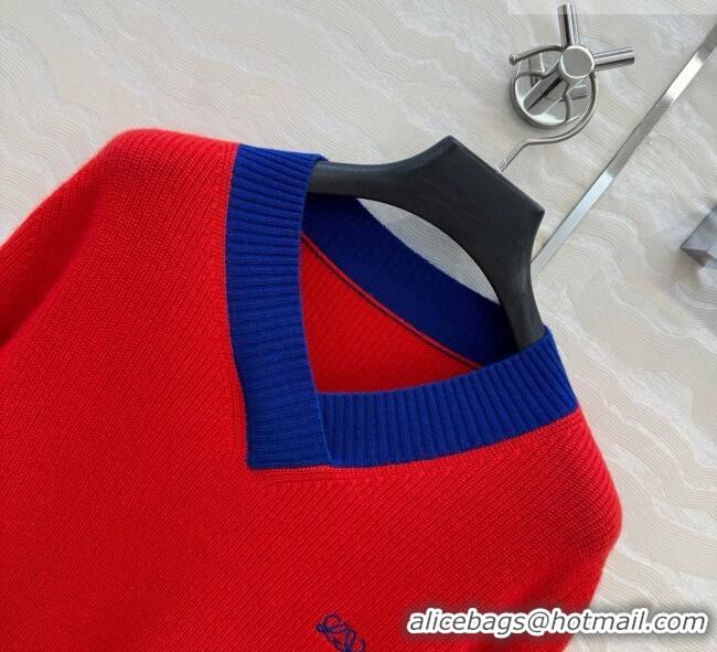 Buy Discount Loewe Cashmere Sweater L081110 Red 2026