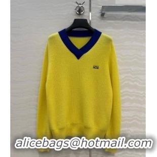 High Quality Loewe Cashmere Sweater L081111 Yellow 2026