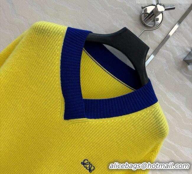 High Quality Loewe Cashmere Sweater L081111 Yellow 2026