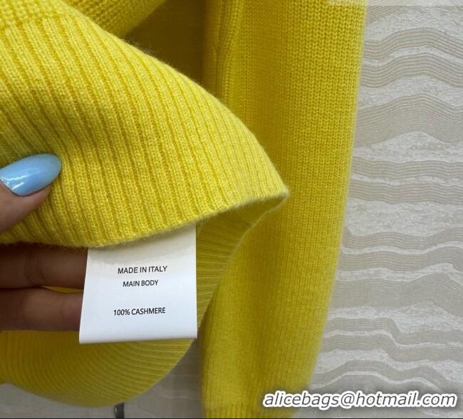 High Quality Loewe Cashmere Sweater L081111 Yellow 2026