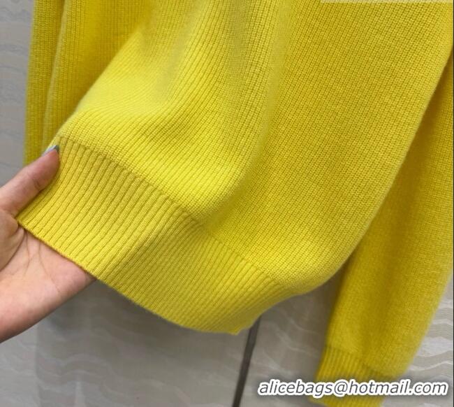 High Quality Loewe Cashmere Sweater L081111 Yellow 2026