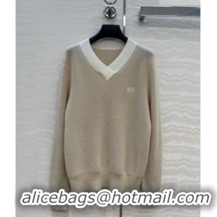 Shop Promotional Loewe Cashmere Sweater L081112 Beige 2026