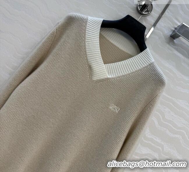 Shop Promotional Loewe Cashmere Sweater L081112 Beige 2026