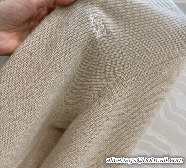 Shop Promotional Loewe Cashmere Sweater L081112 Beige 2026
