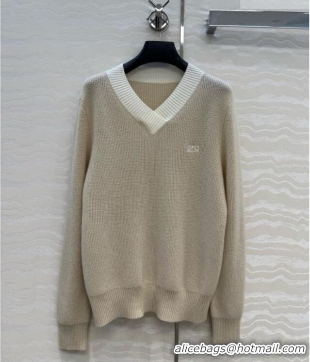 Shop Promotional Loewe Cashmere Sweater L081112 Beige 2026