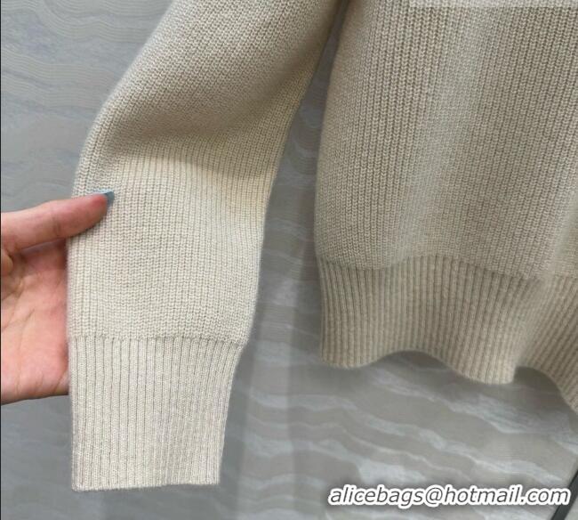 Shop Promotional Loewe Cashmere Sweater L081112 Beige 2026