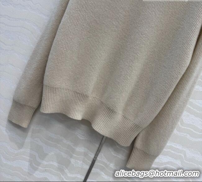 Shop Promotional Loewe Cashmere Sweater L081112 Beige 2026