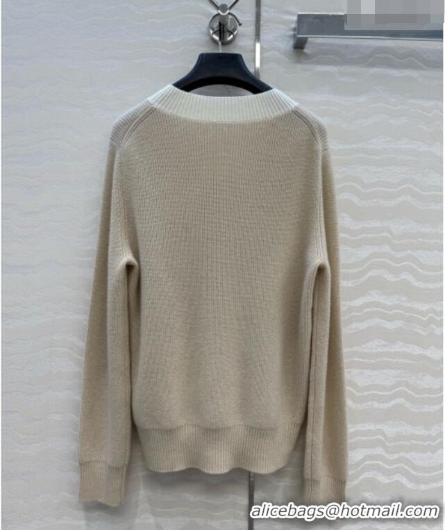 Shop Promotional Loewe Cashmere Sweater L081112 Beige 2026