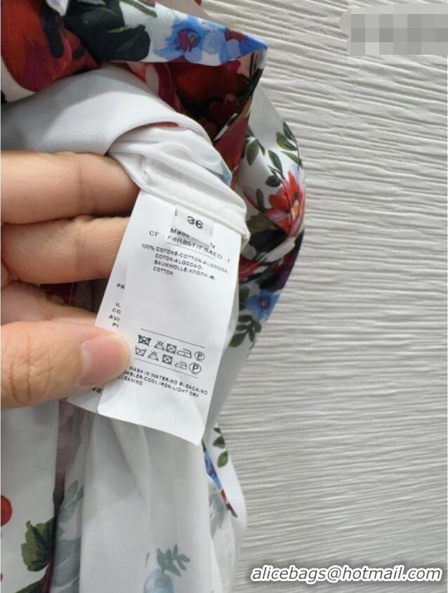Grade Discount Dolce & Gabbana Printed Cotton Dress DG042302 White 2026