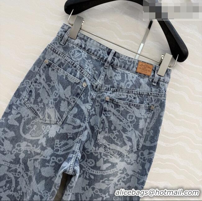 Famous Brand Discount Louis Vuitton Denim Jeans LV041436 Blue 2026
