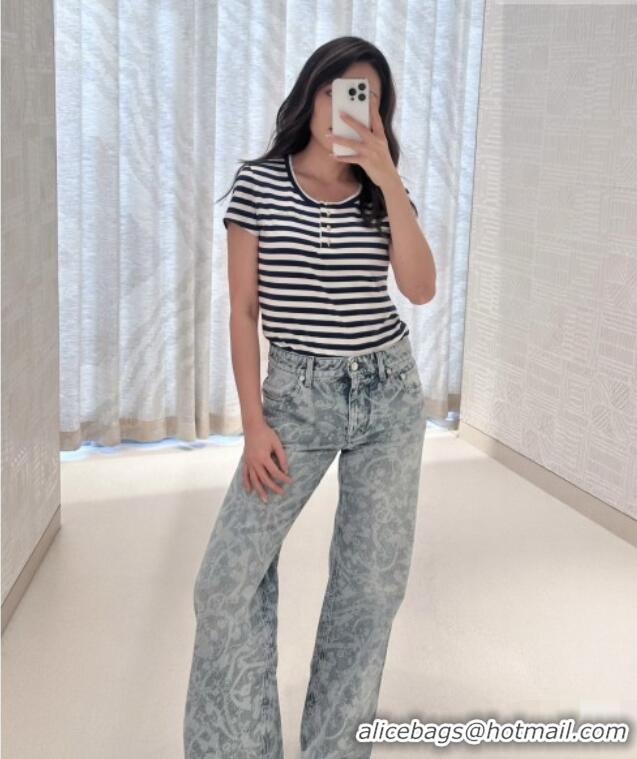 Famous Brand Discount Louis Vuitton Denim Jeans LV041436 Blue 2026