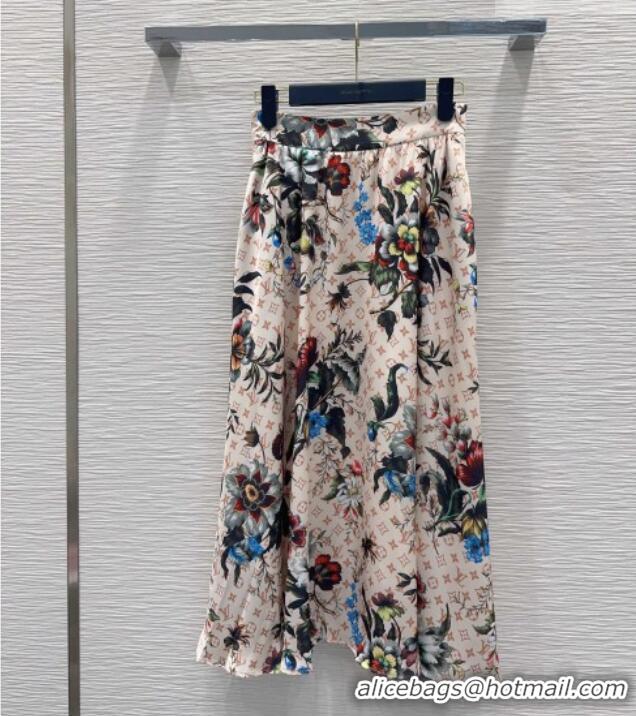 Classic Specials Louis Vuitton Printed Skirt LV041439 Beige 2026